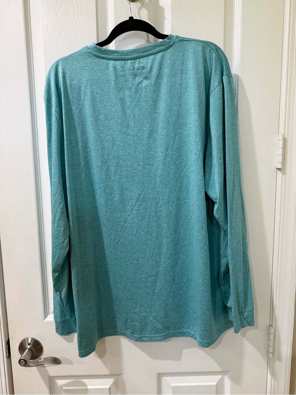 Ron Jon Surfmentality Teal V-Neck Long Sleeve Shirt - Picture 2 of 3